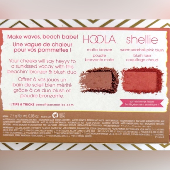 Benefit Hoola Beach Vacay Bronzer & Blush Duo - Picture 9 of 9